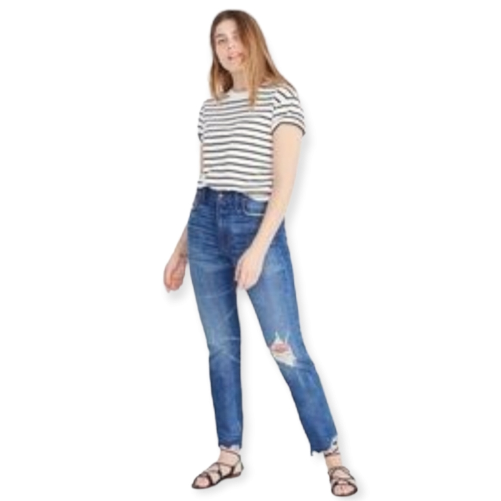 Madewell Perfect Summer Jean: Destructed Edition
